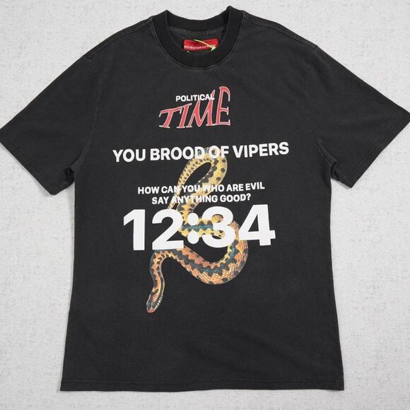 RIVINGTON ROI REBIS Viper Black Short Sleeve T Shirt